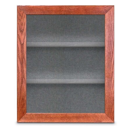 United Visual Products Outdoor Enclosed Combo Board, 42"x32", Gold Frame/Black Porc & Pumice UVCB4232ODG-BLKPORC-PUMICE